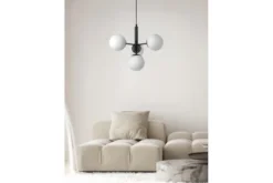 Arrediorg LAMPADA A SOSPENSIONE MODERNA LEDO W4 NERA