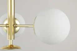 Arrediorg LAMPADA A SOSPENSIONE MODERNA CLASSICA ORO LEDO W4