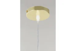 Arrediorg LAMPADA A SOSPENSIONE MODERNA CLASSICA ORO LEDO W4