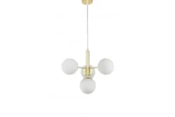 Arrediorg LAMPADA A SOSPENSIONE MODERNA CLASSICA ORO LEDO W4