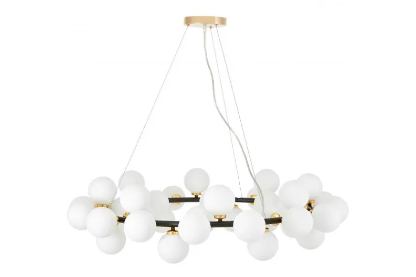 Arrediorg LAMPADA A SOSPENSIONE MODERNA E ORO MARSIADA W40