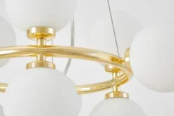 Arrediorg LAMPADA A SOSPENSIONE MODERNA CLASSICA ORO MARSIADA W9