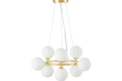 Arrediorg LAMPADA A SOSPENSIONE MODERNA CLASSICA ORO MARSIADA W9