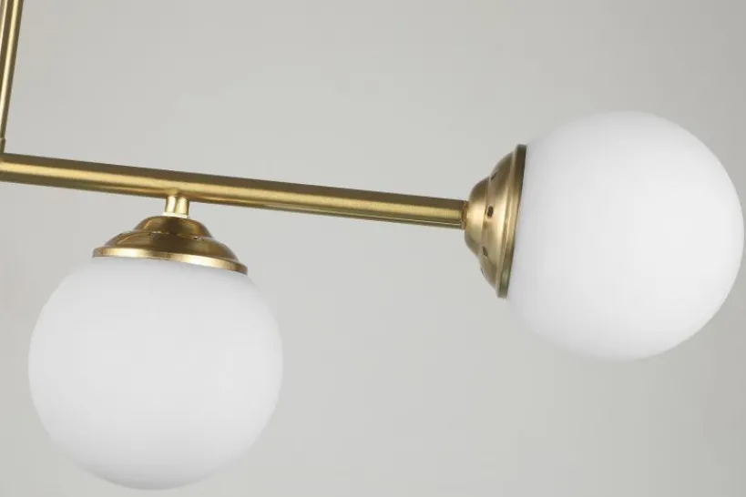 Arrediorg LAMPADA A SOSPENSIONE MODERNA OTTONE FINO W4