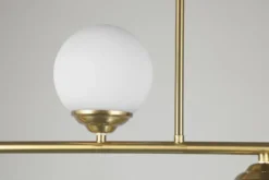Arrediorg LAMPADA A SOSPENSIONE MODERNA OTTONE FINO W4