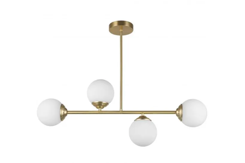 Arrediorg LAMPADA A SOSPENSIONE MODERNA OTTONE FINO W4