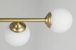 Arrediorg LAMPADA A SOSPENSIONE MODERNA OTTONE FINO W6