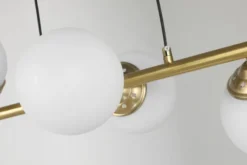 Arrediorg LAMPADA A SOSPENSIONE MODERNA OTTONE FINO W6