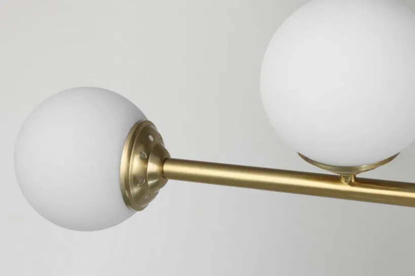 Arrediorg LAMPADA A SOSPENSIONE MODERNA OTTONE FINO W8
