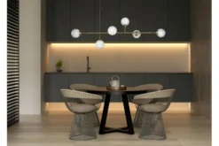 Arrediorg LAMPADA A SOSPENSIONE MODERNA OTTONE FINO W6