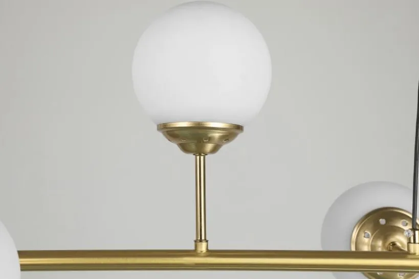 Arrediorg LAMPADA A SOSPENSIONE MODERNA OTTONE FINO W6