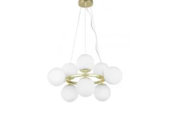 Arrediorg LAMPADA A SOSPENSIONE MODERNA CLASSICA ORO LEDO W9