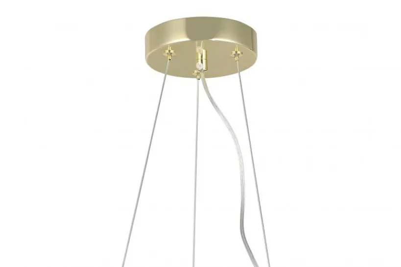 Arrediorg LAMPADA A SOSPENSIONE MODERNA CLASSICA ORO LEDO W9