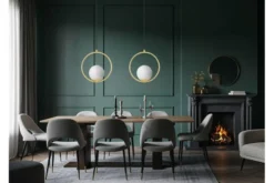 Arrediorg LAMPADA A SOSPENSIONE MODERNA CLASSIC GOLD VERO 1A
