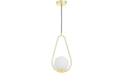 Arrediorg LAMPADA A SOSPENSIONE MODERNA CLASSIC GOLD VERO 1C