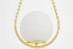 Arrediorg LAMPADA A SOSPENSIONE MODERNA CLASSIC GOLD VERO 1C