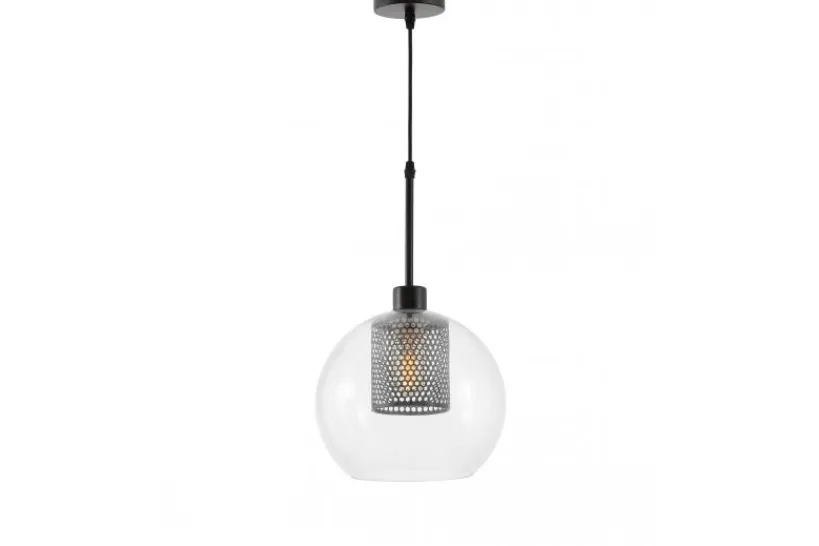 Arrediorg LAMPADA A SOSPENSIONE MODERNA NERA NET W1