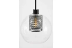 Arrediorg LAMPADA A SOSPENSIONE MODERNA NERA NET W1
