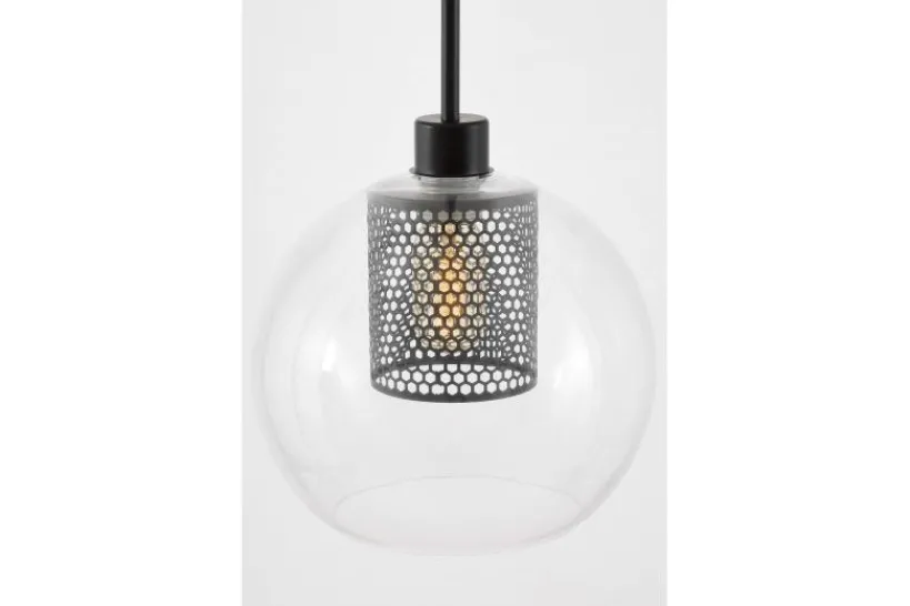 Arrediorg LAMPADA A SOSPENSIONE MODERNA NERA NET W1