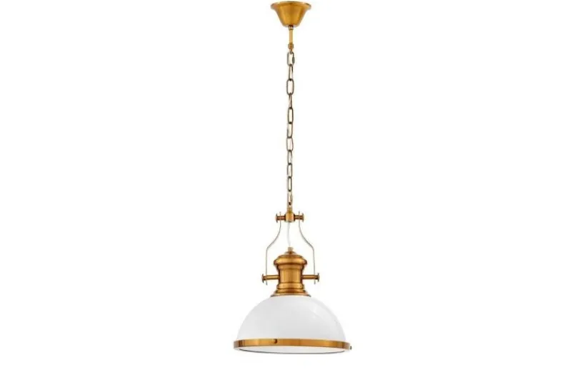 Arrediorg Lampada a sospensione ottone e stile industriale ETTORE