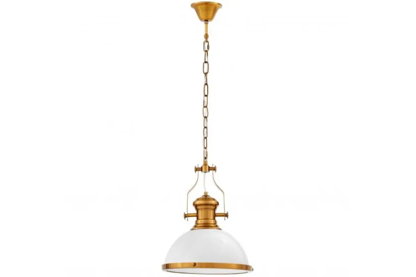 Arrediorg Lampada a sospensione ottone e stile industriale ETTORE