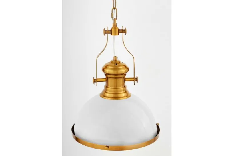 Arrediorg Lampada a sospensione ottone e stile industriale ETTORE