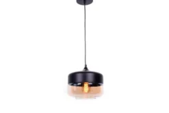Arrediorg Lampada a sospensione stile industriale vintage BARLET