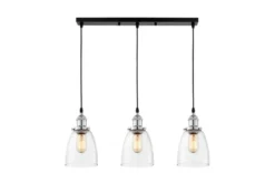 Arrediorg LAMPADA A SOSPENSIONE TRIPLA CROMO FABI W3 PRO
