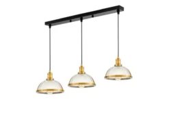 Arrediorg LAMPADA A SOSPENSIONE TRIPLA OTTONE BRICO W3 PRO