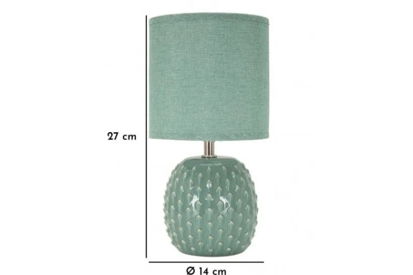 Arrediorg Lampada da Comodino Pontus in Turchese