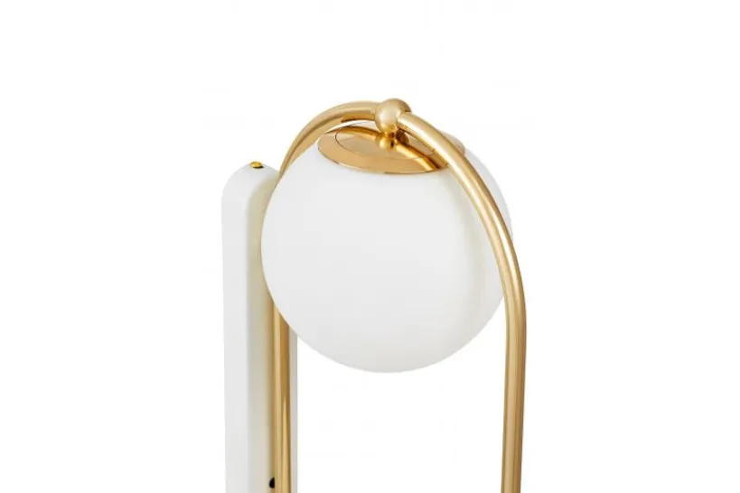 Arrediorg Lampada da parete a sfera doppia oro PANARI W2