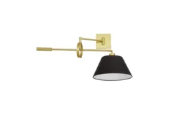 Arrediorg LAMPADA DA PARETE IN OTTONE E , TURINA
