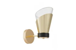 Arrediorg Lampada da parete moderna a bicchiere Fabro W1