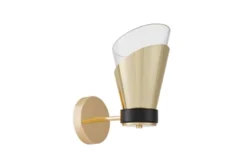Arrediorg Lampada da parete moderna a bicchiere Fabro W1