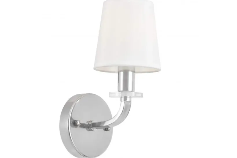 Arrediorg LAMPADA DA PARETE MODERNA E CROMO ORLANDO W1