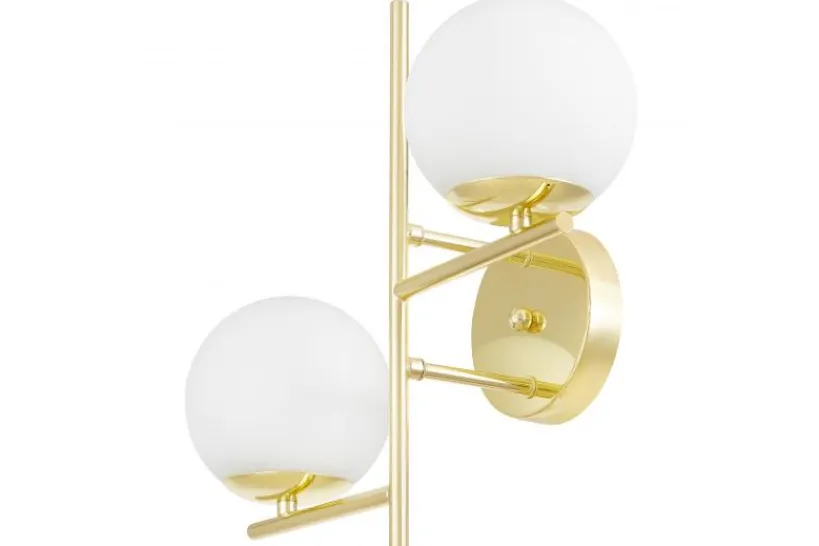 Arrediorg LAMPADA DA PARETE MODERNA CLASSICA ORO LEDO W2