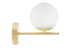 Arrediorg LAMPADA DA PARETE MODERNA CLASSICA ORO LEDO W1