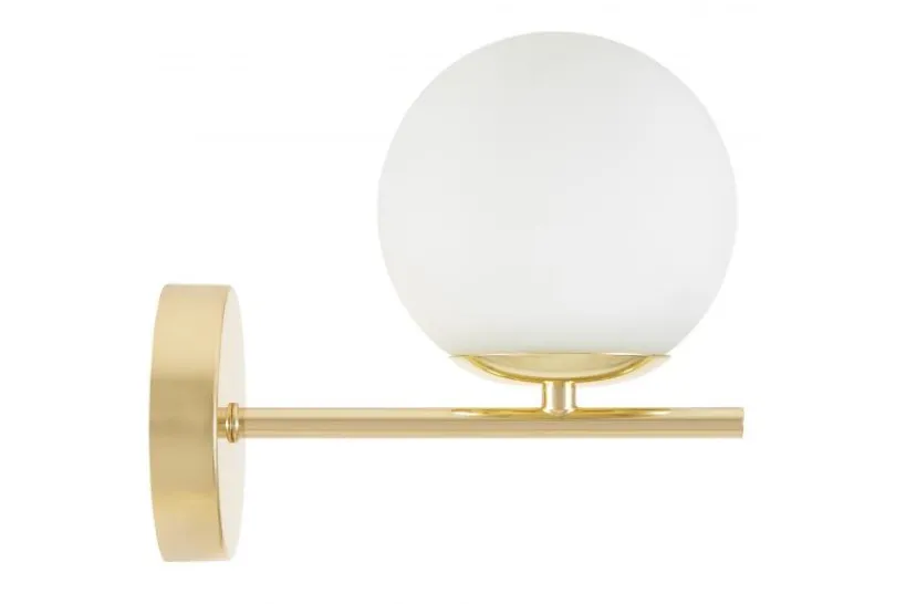 Arrediorg LAMPADA DA PARETE MODERNA CLASSICA ORO LEDO W1