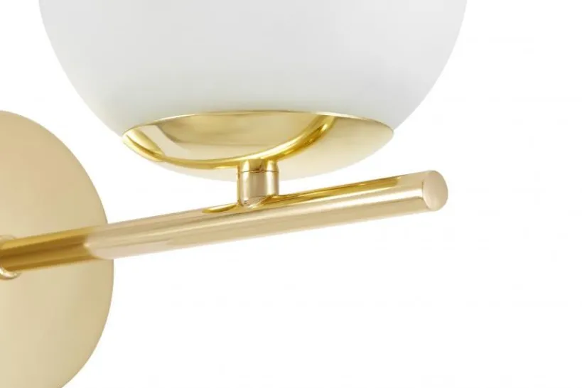 Arrediorg LAMPADA DA PARETE MODERNA CLASSICA ORO LEDO W1