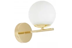 Arrediorg LAMPADA DA PARETE MODERNA CLASSICA ORO LEDO W1
