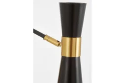Arrediorg LAMPADA DA PARETE MODERNA NERA SENA W2