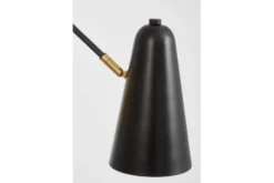 Arrediorg LAMPADA DA PARETE MODERNA NERA RONA W2