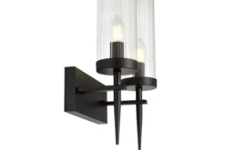 Arrediorg LAMPADA DA PARETE NERA MORATTI W2