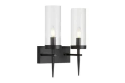 Arrediorg LAMPADA DA PARETE NERA MORATTI W2
