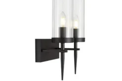 Arrediorg LAMPADA DA PARETE NERA MORATTI W2
