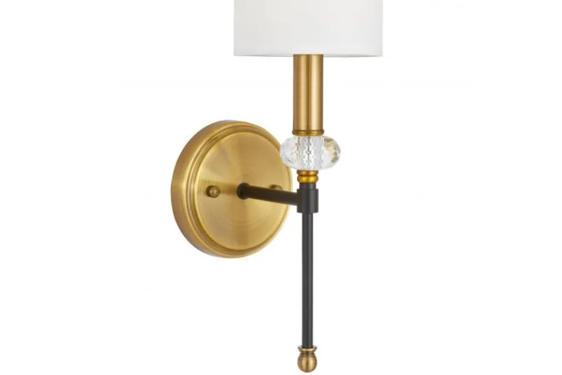Arrediorg LAMPADA DA PARETE E OTTONE RODEZIO W1