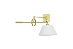Arrediorg LAMPADA DA PARETE OTTONE E TURINA