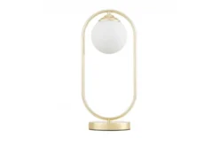 Arrediorg LAMPADA DA SCRIVANIA MODERNA CLASSICA ORO VERO W1