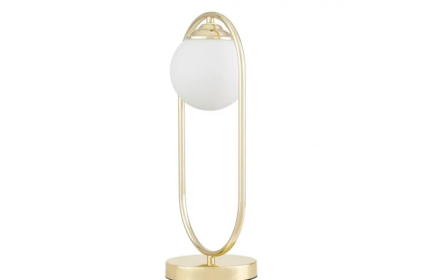 Arrediorg LAMPADA DA SCRIVANIA MODERNA CLASSICA ORO VERO W1