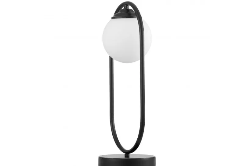 Arrediorg LAMPADA DA SCRIVANIA NERA MODERNA VERO W1